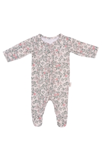 ROMPERS 56-62 LONGSLEEVE ORGANIC APRICOT NATURAL