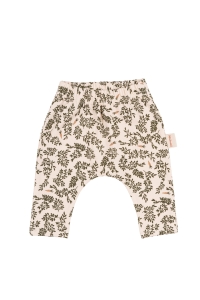 PANTS ORGANIC GREEN FLORAL