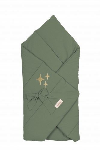 rożek stars forest green.jpg