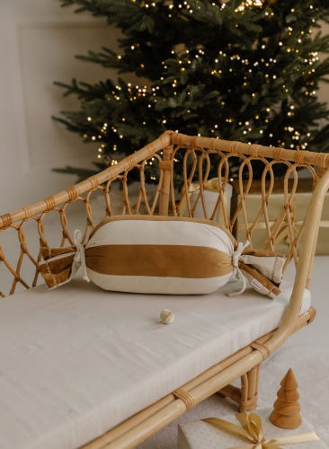 poduszka cukierek złoty