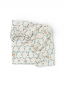 COTTON BEDSHEET Blue Cottage