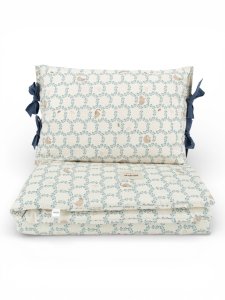 COTTON BEDDING SET Blue Cottage