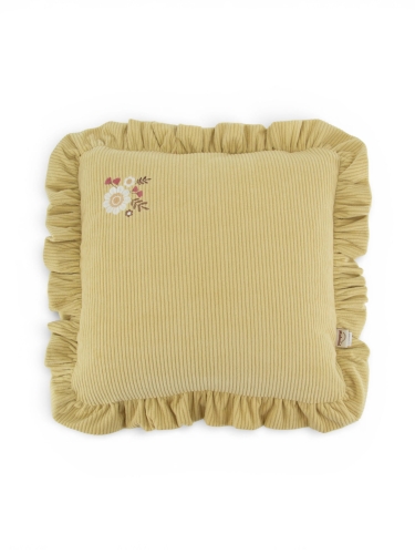 sztruksowa poduszka z falbanką butter.jpg