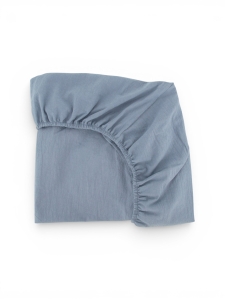 Prześcieradło washed cotton denim